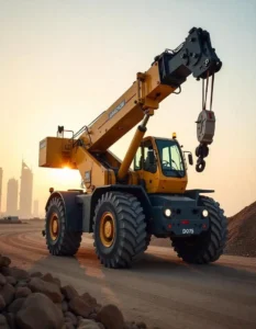 rough terrain crane rental service in dubai