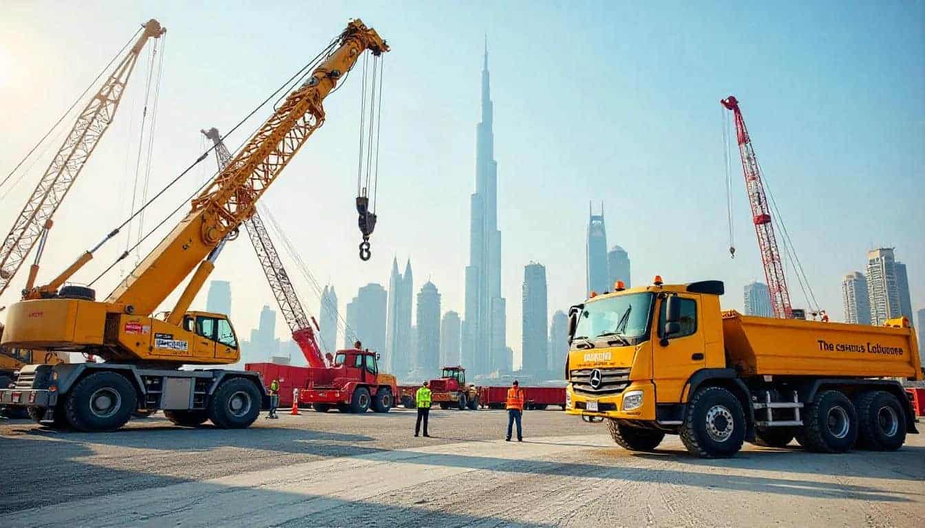 crane for rental in Dubai UAE.